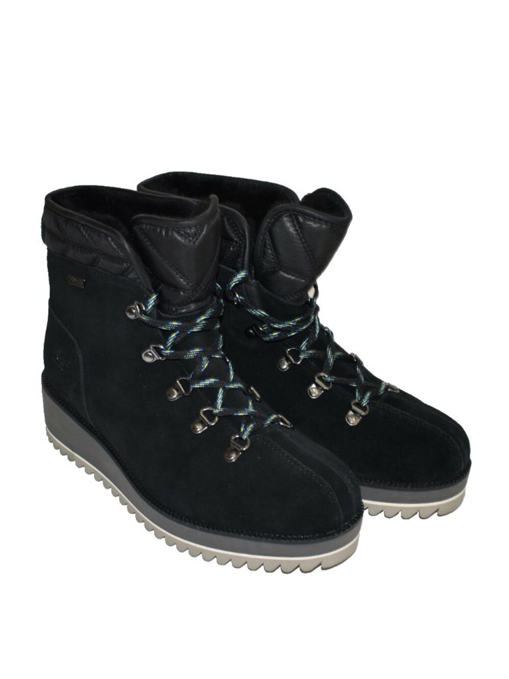 New! UGG Birch Waterproof Lace-Up Winter Bootie Black Size 8 1095712 DD29